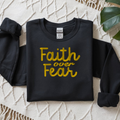 Faith over Fear Embroidery Design